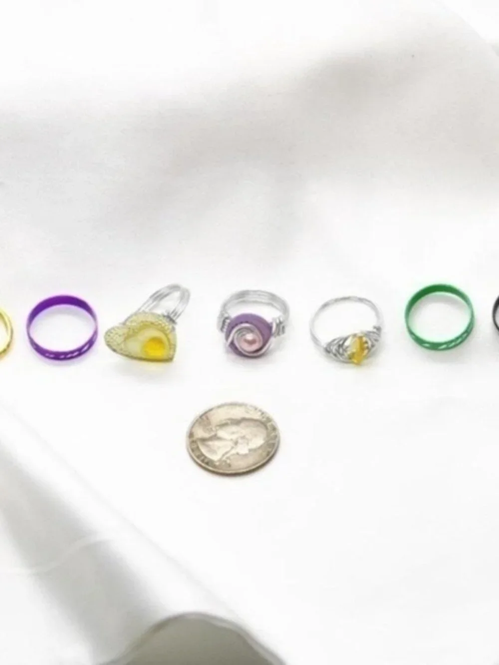 Colored Ring Set - Picture 4 of 4